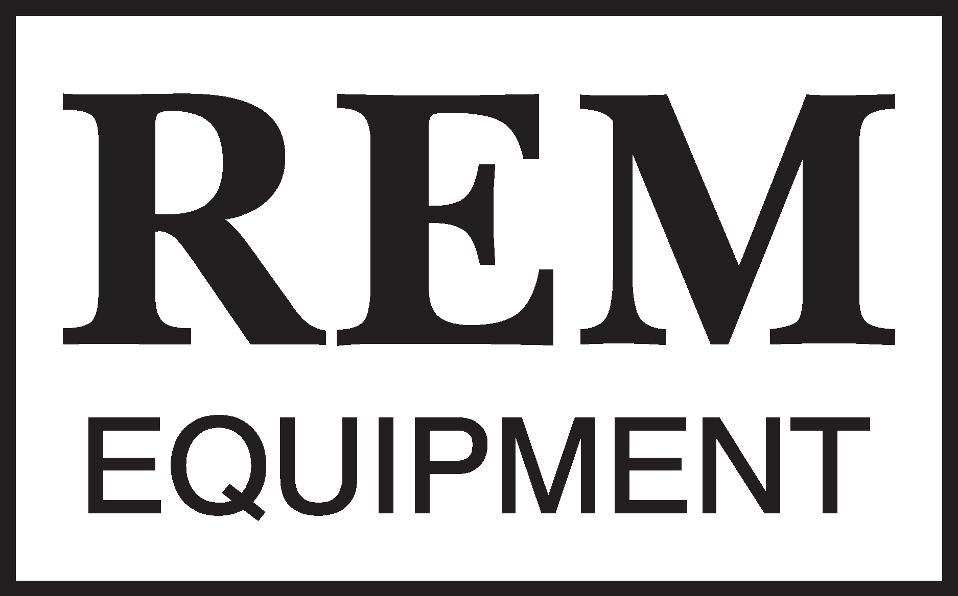 REM Equipment Inc. Logo Vector Logo